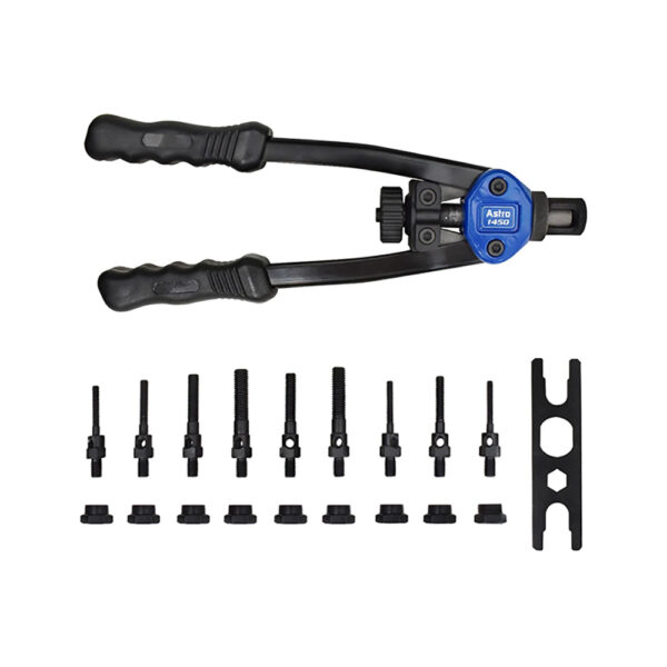 1450 13'' Plusnut and Extra-Long Rivet Nut Setter Kit Astro Pneumatic Metric & SAE