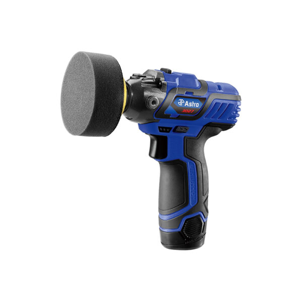 3027 Pistol Polisher W/ 2 Batteries Astro Pneumatic 12V 3'' Mini Cordless