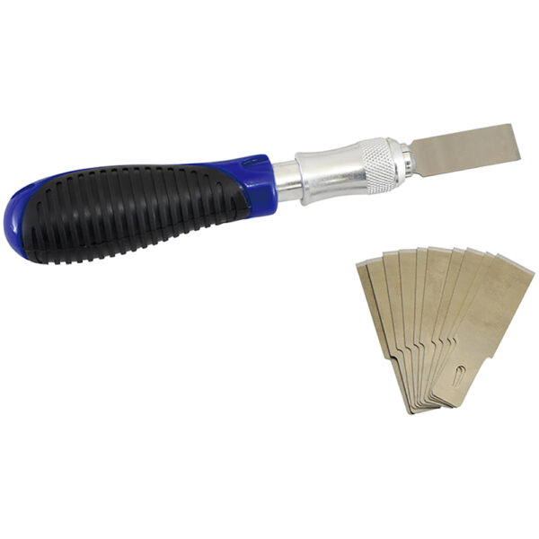 9531 Astro Pneumatic Universal Razor Edged Scraper & 10 Blades