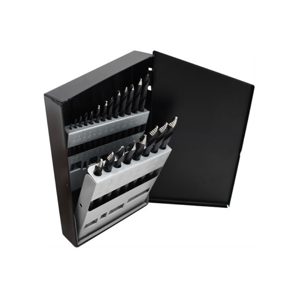 TS21 ONYX TurboStep HSS Mechanics Length 1/16'' - 3/8'' Astro Pneumatic Drill Bit 21PC Set